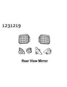 Rear View Mirror CR4.4 PATROL
