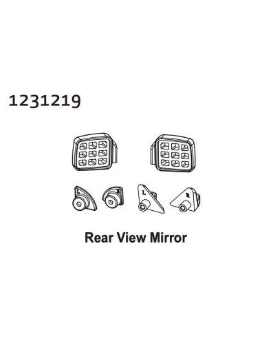 Rear View Mirror CR4.4 PATROL
