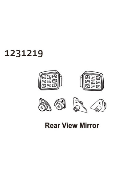 Rear View Mirror CR4.4 PATROL