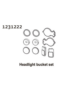 Headlight Bucket Set CR4.4...