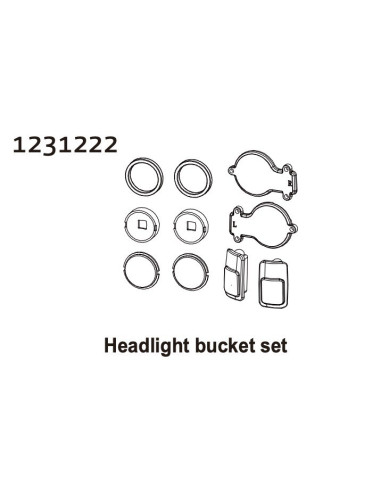 Headlight Bucket Set CR4.4 PATROL