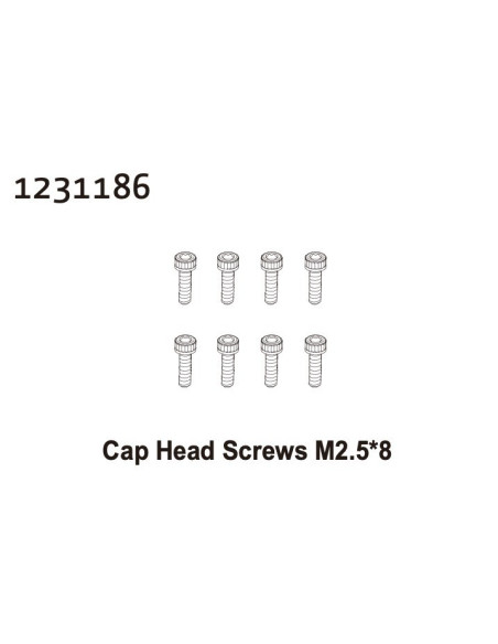 Cap Head Screw M2.5*8 (8)