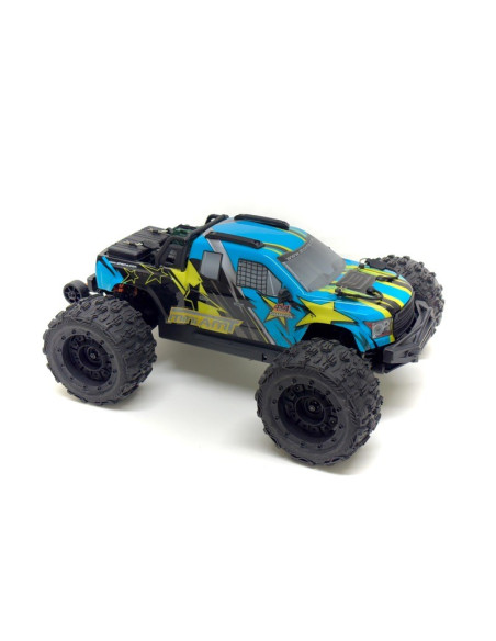 1:16 BL/3S Monster Truck Mini AMT Fluo-Blue RTR