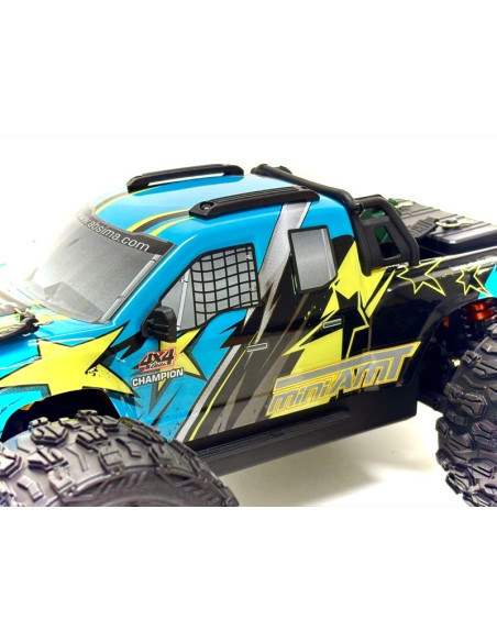 1:16 BL/3S Monster Truck Mini AMT Fluo-Blue RTR