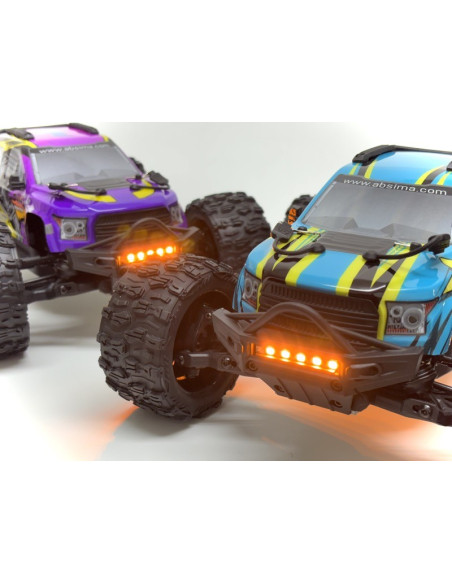 1:16 BL/3S Monster Truck Mini AMT Fluo-Blue RTR