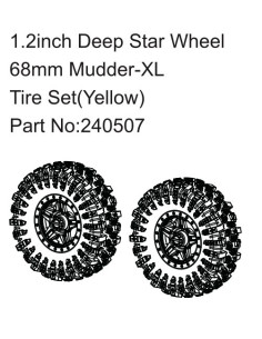 1.2inch Deep Star Wheel...
