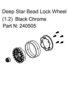 Deep Star Bead Lock Wheel (...