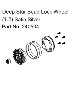 Deep Star Bead Lock Wheel (...