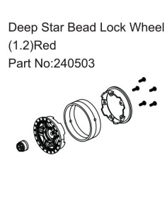 Deep Star Bead Lock Wheel (...