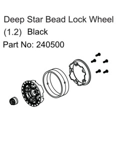 Deep Star Bead Lock Wheel (...