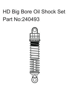 HD Big Bore Oil shock set