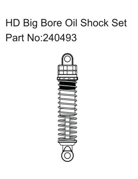 HD Big Bore Oil shock set