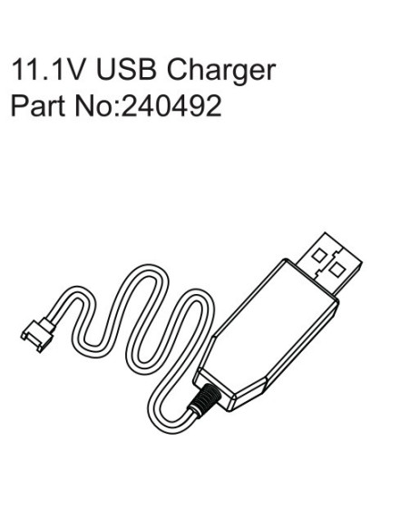 11.1V USB Charger