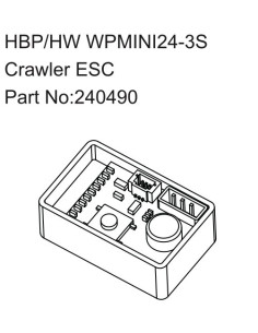 HBP-HW WPMINI24-3S Crawler ESC