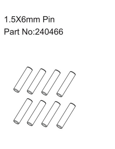 1.5*6mm Pin (8)