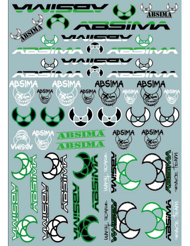 Absima sticker sheet 2024 - A4