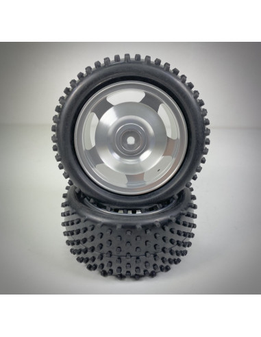 1:10 Alu. Buggy Wheel Set 2WD-4WD PIN rear 12mm...