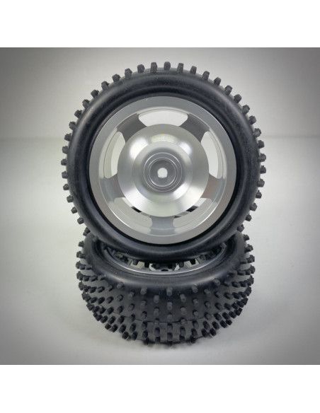 1:10 Alu. Buggy Wheel Set 4WD PIN front 12mm Hex (2)