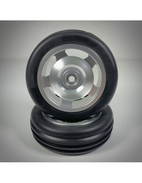 1:10 Alu. Buggy Wheel Set 2WD 60-19 front free-wheeling (2)