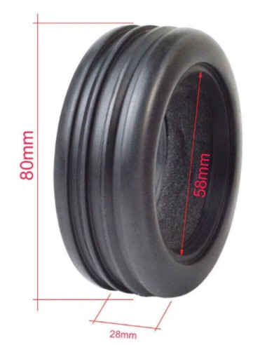 1:10 Alu. Buggy Wheel Set 2WD 60-19 front...