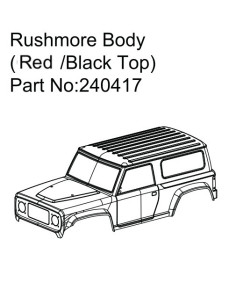 Rushmore Body (Red-Black)