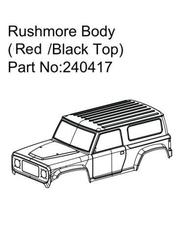 Rushmore Body (Red-Black)