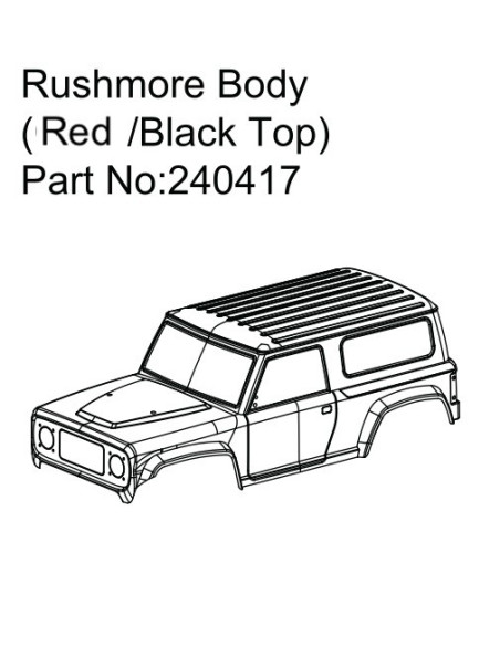 Rushmore Body (Red-Black)