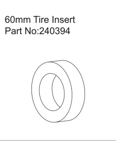 1.2"" 60mm Tire Insert