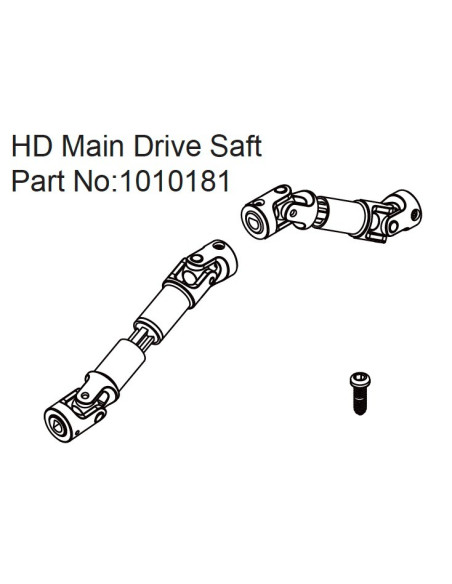 HD Main Drive Shaft - EVO 1:18