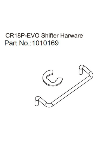 Shifter Hardware Harv.-RV - EVO 1:18