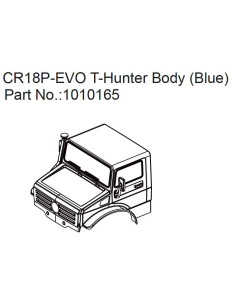 T-Hunter PC Body (blue) -...