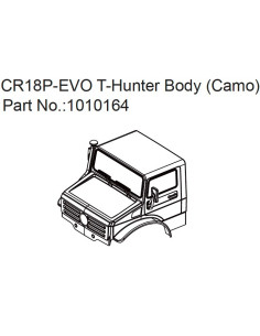 T-Hunter PC Body (camo) -...