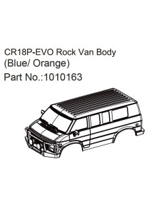 Rock Van Body (blue-orange)...