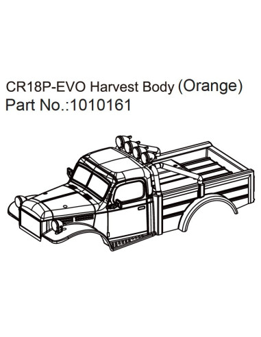 Harvest Body (orange) - EVO 1:18