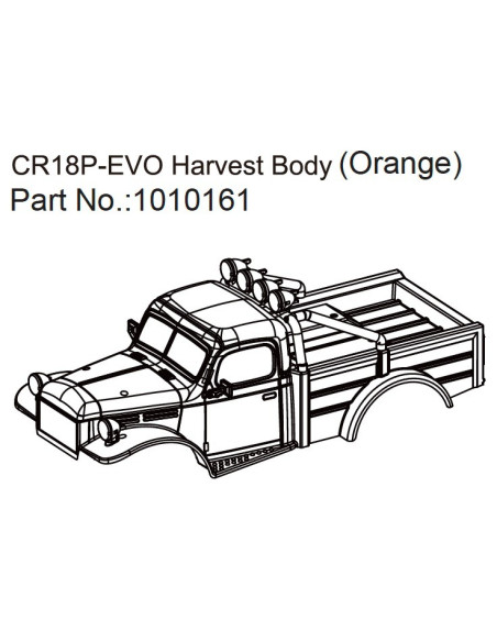 Harvest Body (orange) - EVO 1:18