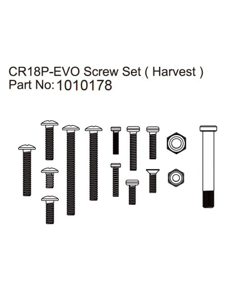 Screw Set Harvest - EVO 1:18