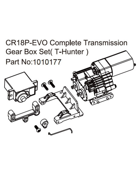 Gear Box T-Hunter - EVO 1:18