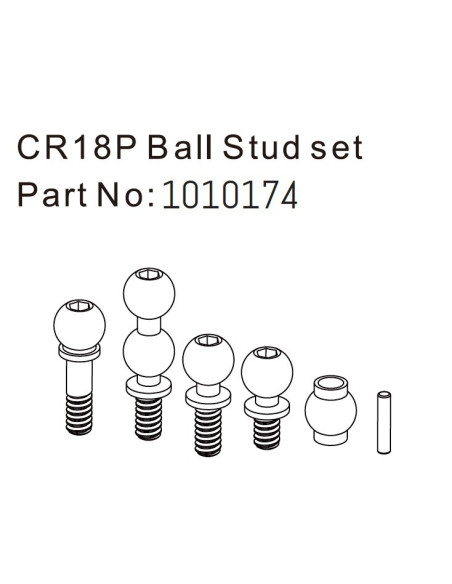 Ball Stud Set - EVO 1:18