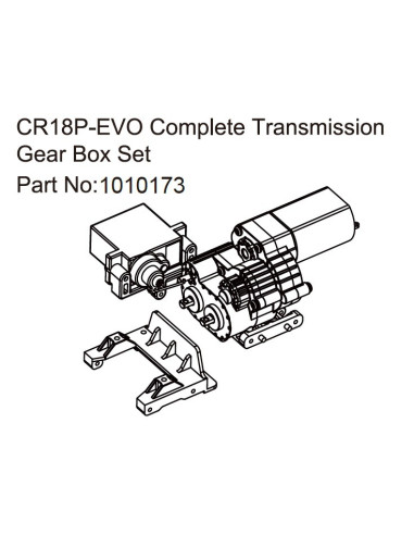 Gear Box Harv.-RV - EVO 1:18