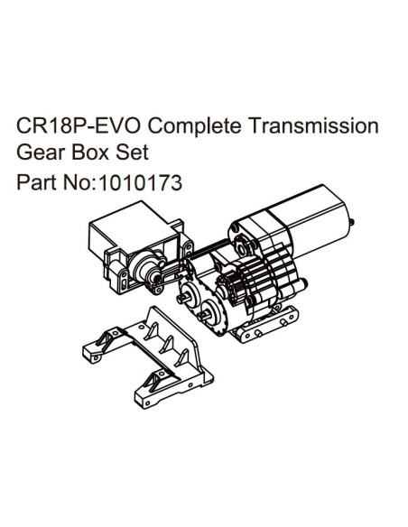 Gear Box Harv.-RV - EVO 1:18