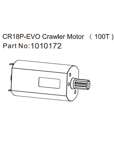130 Crawler Motor (100T) - EVO 1:18