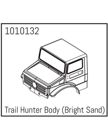 T-Hunter PC Body (bright sand) - PRO Crawler 1:18