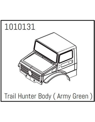 T-Hunter PC Body (army-green) - PRO Crawler 1:18