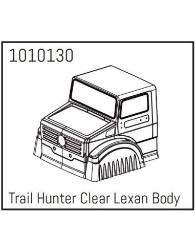 T-Hunter PC Body (unpainted) - PRO Crawler 1:18