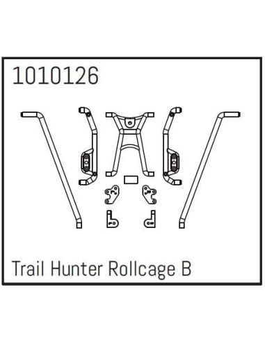T-Hunter Rollcage Set B - PRO Crawler 1:18