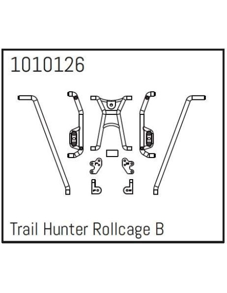 T-Hunter Rollcage Set B - PRO Crawler 1:18