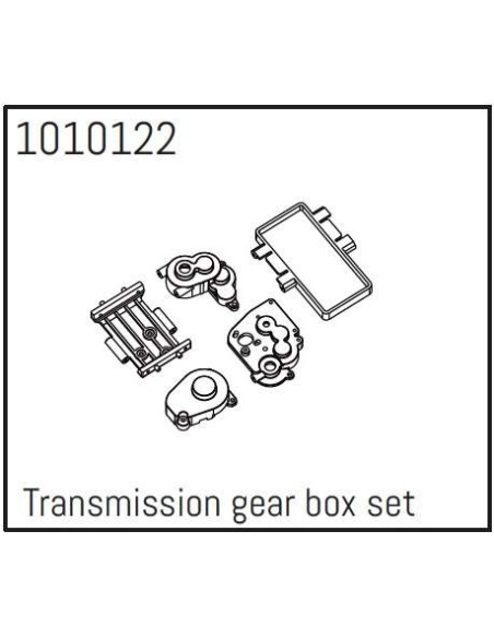 Transmission Gear Box Set - PRO Crawler 1:18