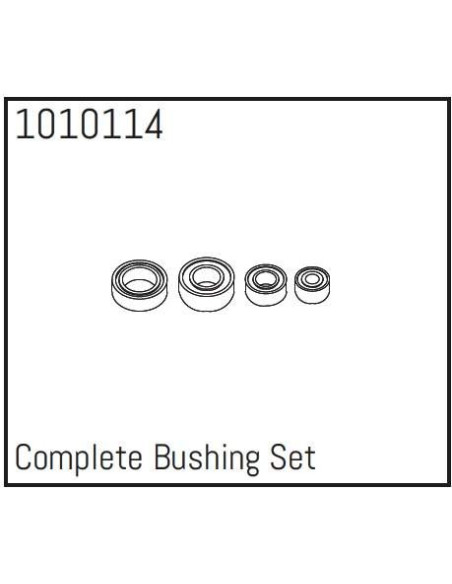 Complete Copper Bushing Set - PRO Crawler 1:18