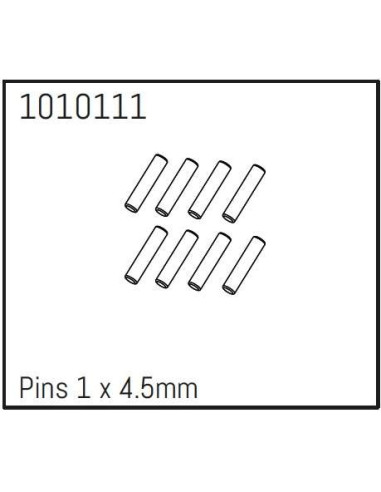 Pins 1 x 4.5mm - PRO Crawler 1:18 (8)