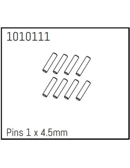 Pins 1 x 4.5mm - PRO Crawler 1:18 (8)